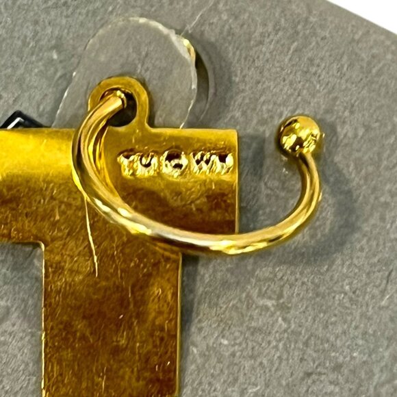 NEW 1995 Warner Brothers Tweety Bird Dangle Earrings ACME High School Gold - Picture 4 of 5